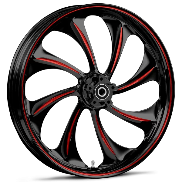 RYD Wheels Twisted Touch Of Color Red Wheels