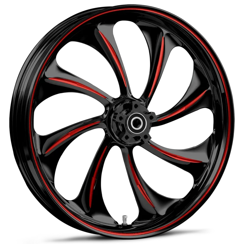 RYD Wheels Twisted Touch Of Color Red Wheels