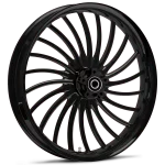 black harley wheels - RYD Wheels Volt Blackline Wheels