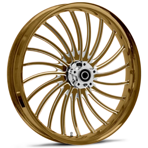 Volt Dyeline Gold Polished Wheels