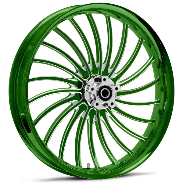 RYD Wheels Volt Dyeline Green Wheels