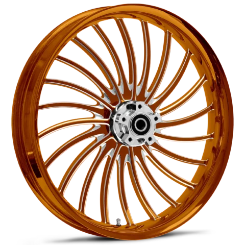 Volt Dyeline Orange Polished Wheels
