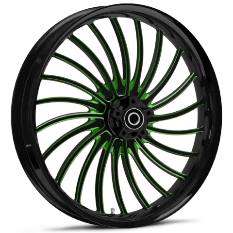 RYD Wheels Volt Touch Of Color Green Wheels