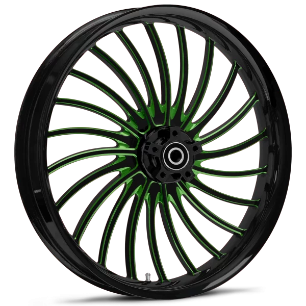 RYD Wheels Volt Touch Of Color Green Wheels
