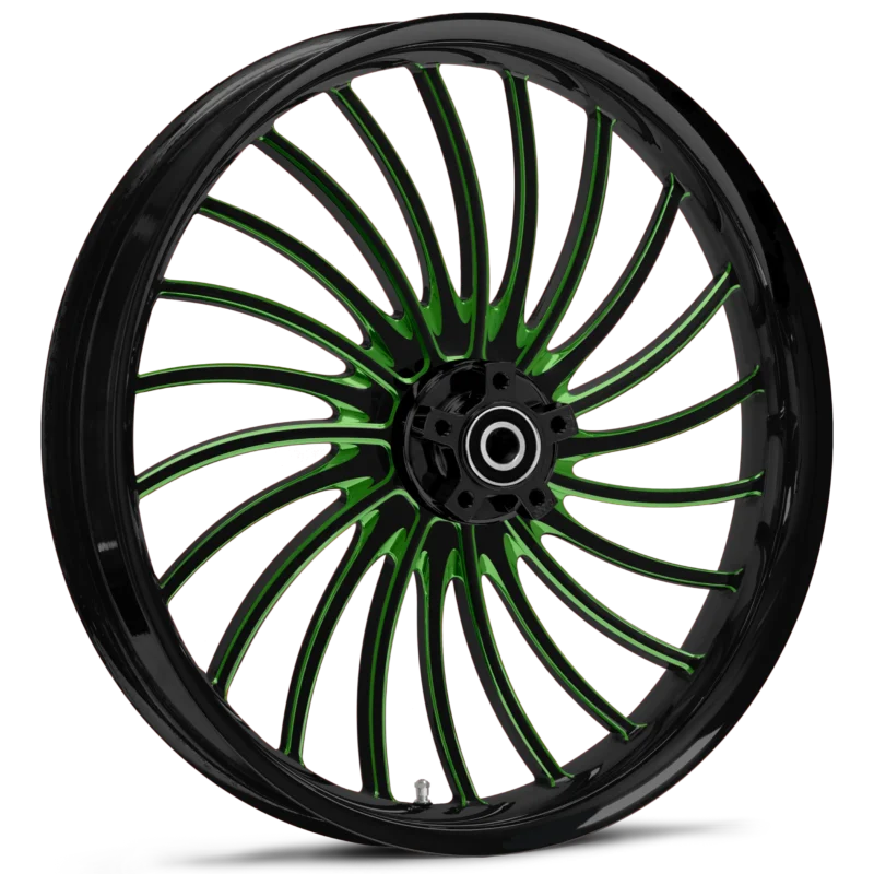 RYD Wheels Volt Touch Of Color Green Wheels