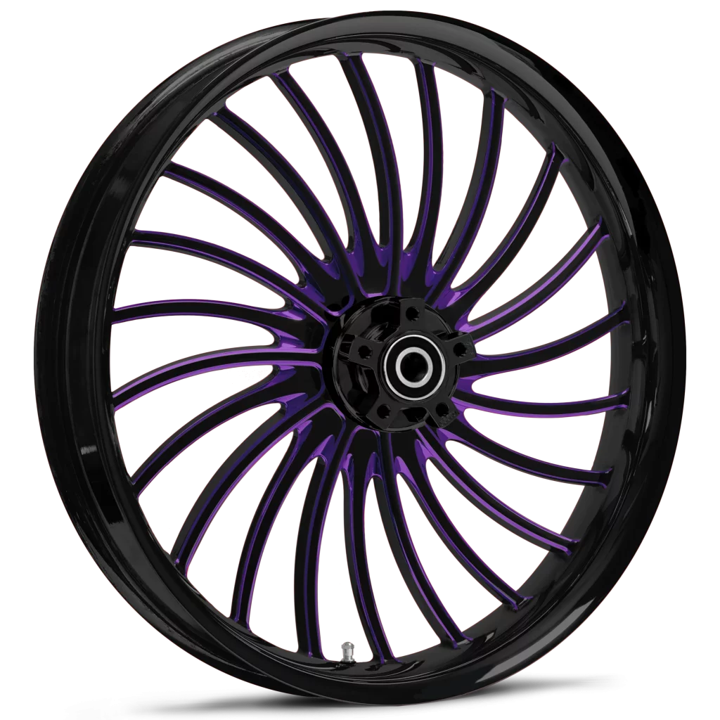 Violet Motor Rim Volt Dyeline Touch Of Color Purple Wheels RYD Wheels - WanaRyd Motorcycle