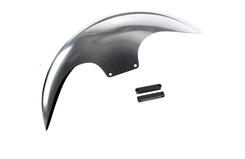 19" Cafe Real Steel Front Fender, 2023 CVO Touring/2024 Touring