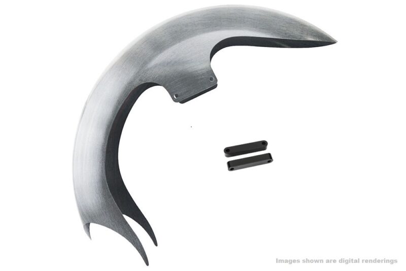 19" Talon Real Steel Front Fender, 2023 CVO Touring/2024 Touring