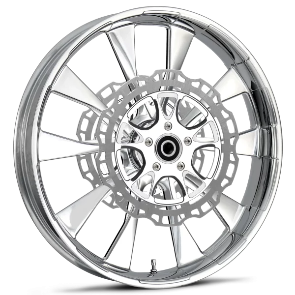 RYD Wheels Diode Chrome Front Wheel and 2.0 Rotors