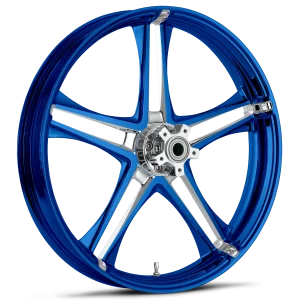 RYD Wheels Discharge Dyeline Blue Wheels