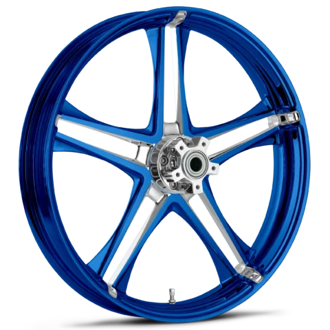 RYD Wheels Discharge Dyeline Blue Wheels