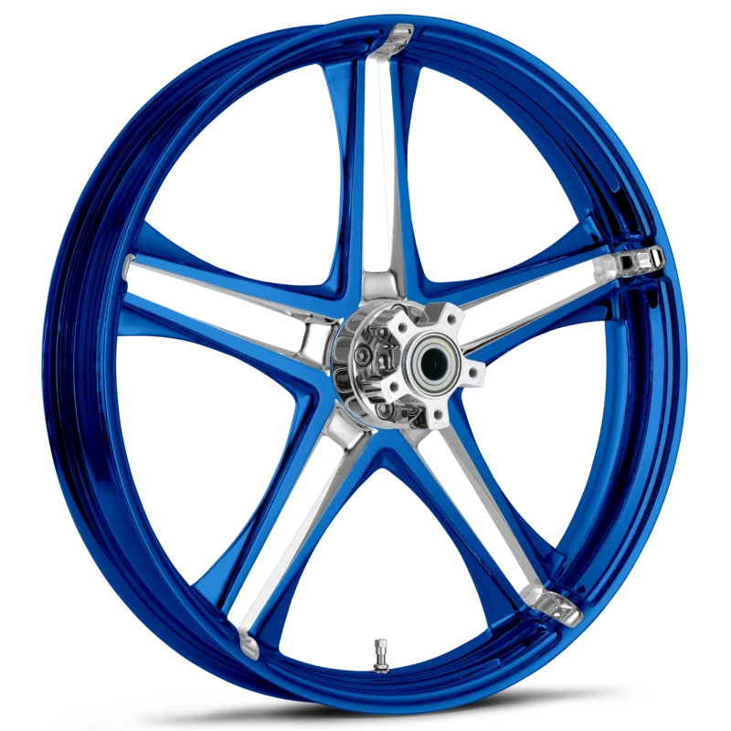 RYD Wheels Discharge Dyeline Blue Wheels