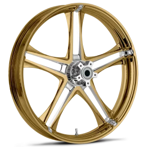 RYD Wheels Discharge Dyeline Gold Wheels