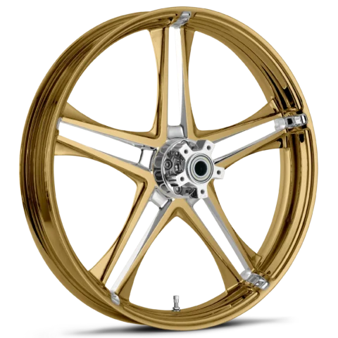 RYD Wheels Discharge Dyeline Gold Wheels