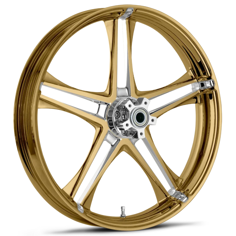 RYD Wheels Discharge Dyeline Gold Wheels