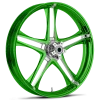 RYD Wheels Discharge Dyeline Green Wheels
