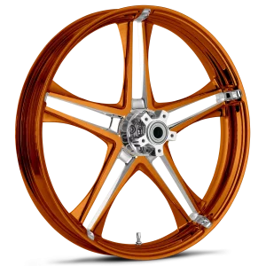 RYD Wheels Discharge Dyeline Orange Wheels