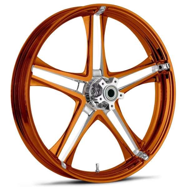 RYD Wheels Discharge Dyeline Orange Wheels