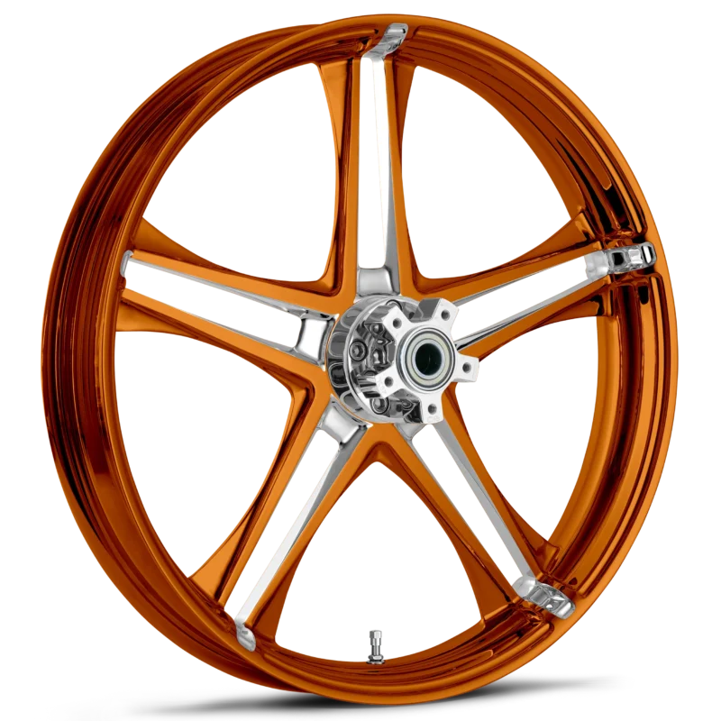 RYD Wheels Discharge Dyeline Orange Wheels