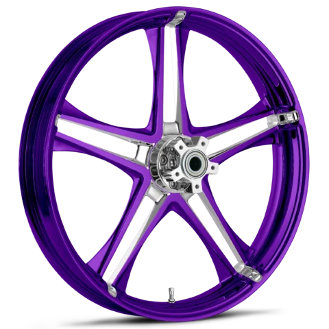 RYD Wheels Discharge Dyeline Purple Wheels