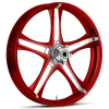 RYD Wheels Discharge Dyeline Red Wheels