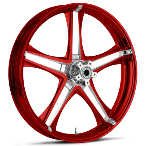 RYD Wheels Discharge Dyeline Red Wheels