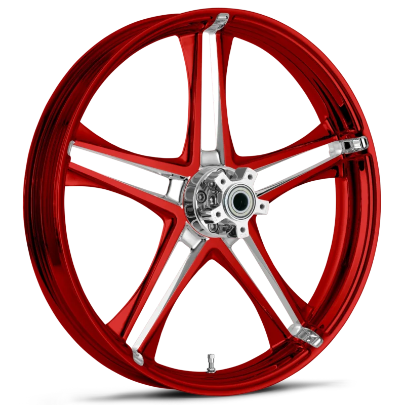 RYD Wheels Discharge Dyeline Red Wheels