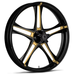 RYD Wheels Discharge Touch Of Color Gold Wheels