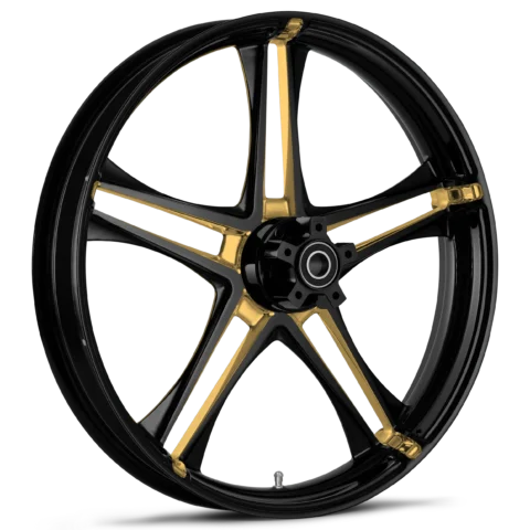 RYD Wheels Discharge Touch Of Color Gold Wheels