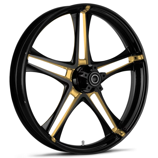 RYD Wheels Discharge Touch Of Color Gold Wheels