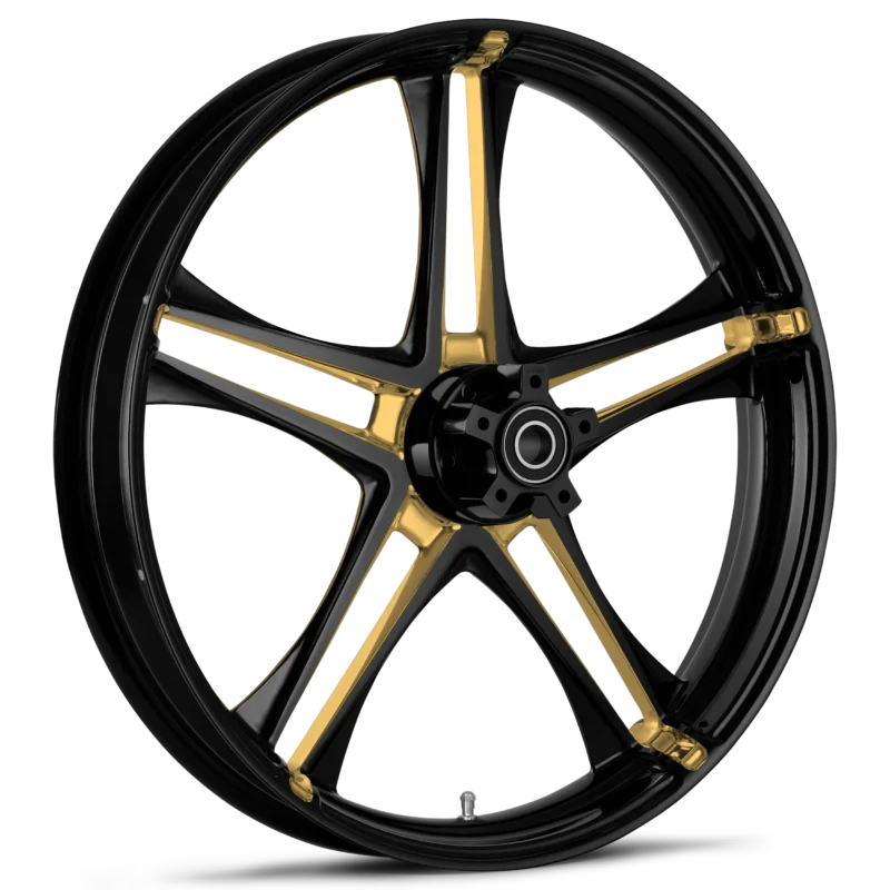 RYD Wheels Discharge Touch Of Color Gold Wheels