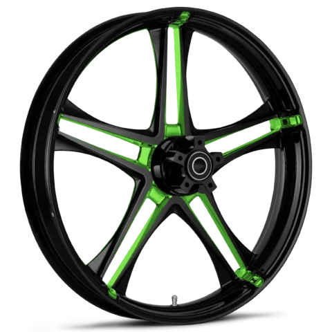 RYD Wheels Discharge Touch Of Color Green Wheels