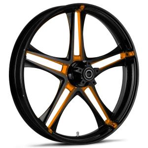 RYD Wheels Discharge Touch Of Color Orange Wheels