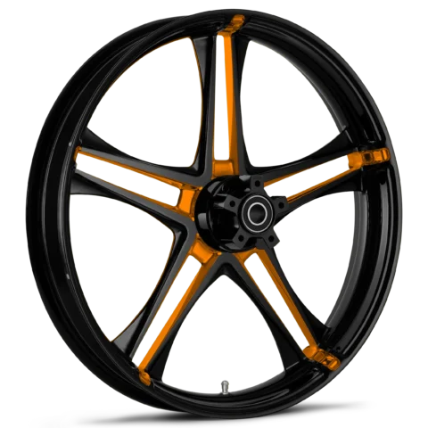 RYD Wheels Discharge Touch Of Color Orange Wheels
