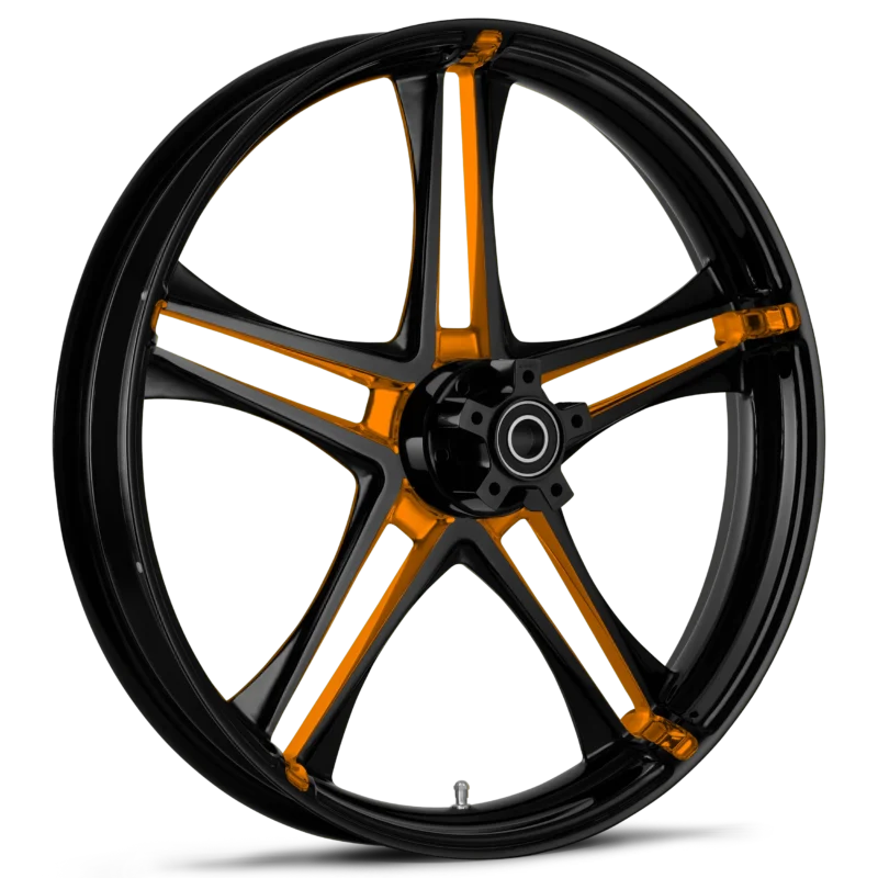 RYD Wheels Discharge Touch Of Color Orange Wheels