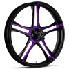 RYD Wheels Discharge Touch Of Color Purple Wheels