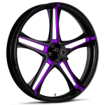 RYD Wheels Discharge Touch Of Color Purple Wheels