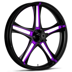 RYD Wheels Discharge Touch Of Color Purple Wheels