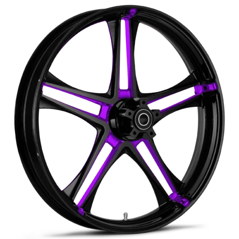 RYD Wheels Discharge Touch Of Color Purple Wheels
