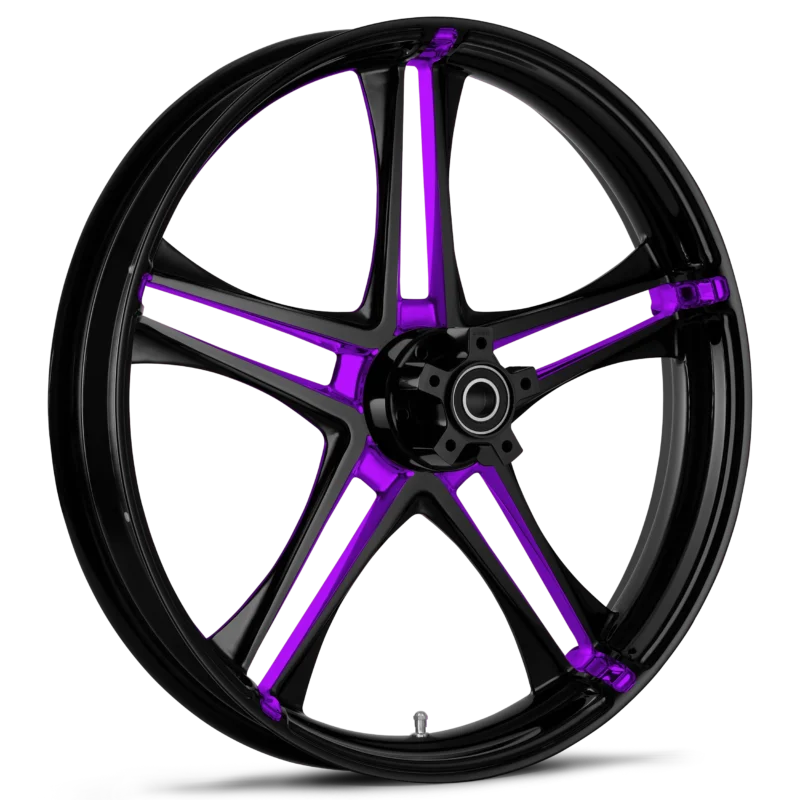 RYD Wheels Discharge Touch Of Color Purple Wheels