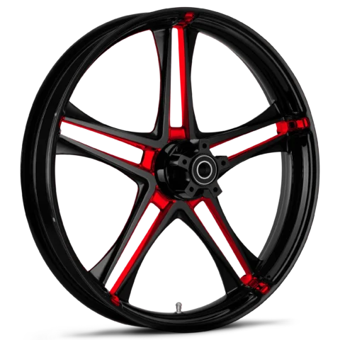 RYD Wheels Discharge Touch Of Color Red Wheels