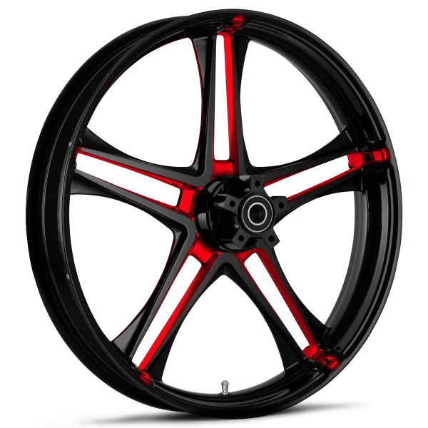 RYD Wheels Discharge Touch Of Color Red Wheels