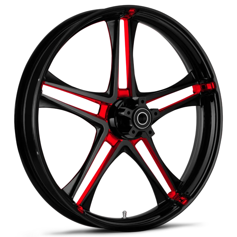 RYD Wheels Discharge Touch Of Color Red Wheels