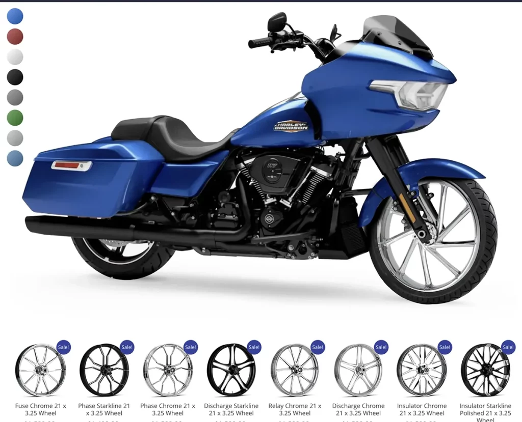 2024 Road Glide Customize Wheels Bike Builder