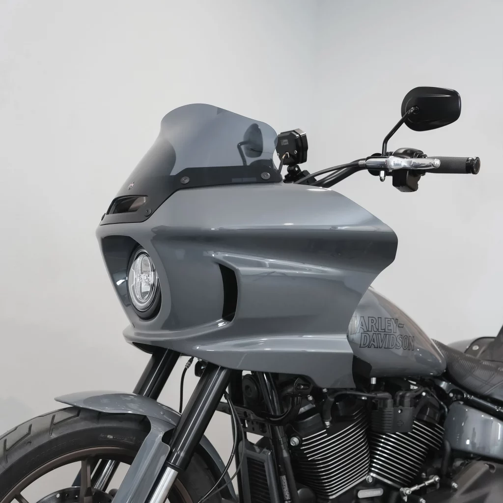 Motorcycle Windshield For Harley Softail Low Rider ST FXLRST 2022-2024 - 15 Inch Wind Deflector