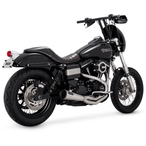 Stainless 2-into-1, Upsweep, Brushed, 1991-2017 Dyna