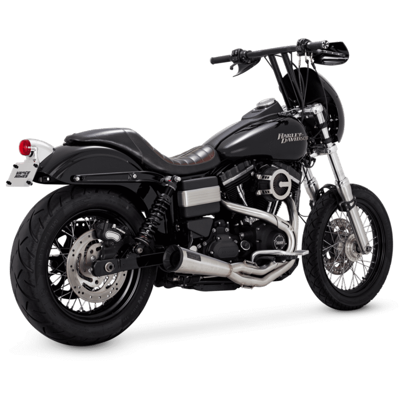 Stainless 2-into-1, Upsweep, Brushed, 1991-2017 Dyna
