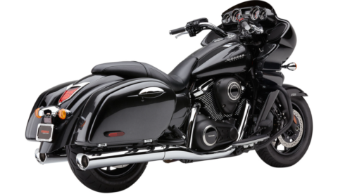 Tri-Flo Slip-On Mufflers, Chrome