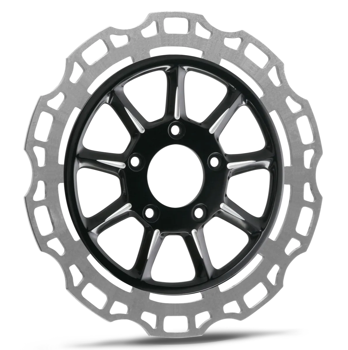 RACELITE Ion Blackline 320mm Front Right Swift-Lock 2000-up Rotor