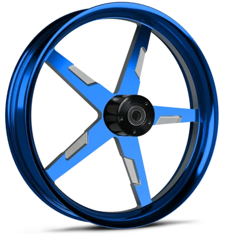Onyx Blue Contrast 21x3.25 wheel